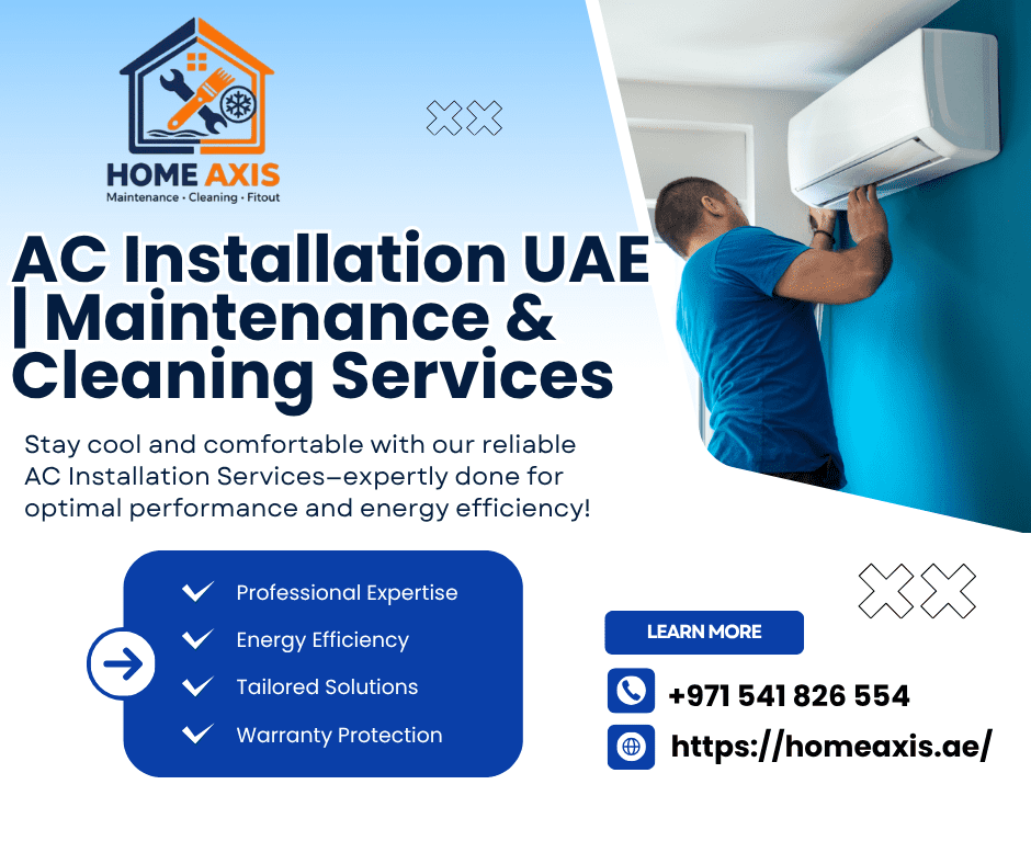 AC Installation UAE | Maintenance & Cleaning Services