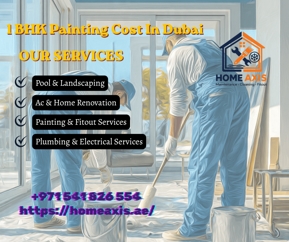 1 BHK Painting Cost In Dubai